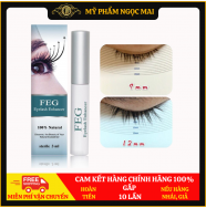 Serum Dưỡng Dài Mi Ban Ngày FEG Eyelash Enhancer Màu Xanh 3ml Chính Hãng Từ Mỹ